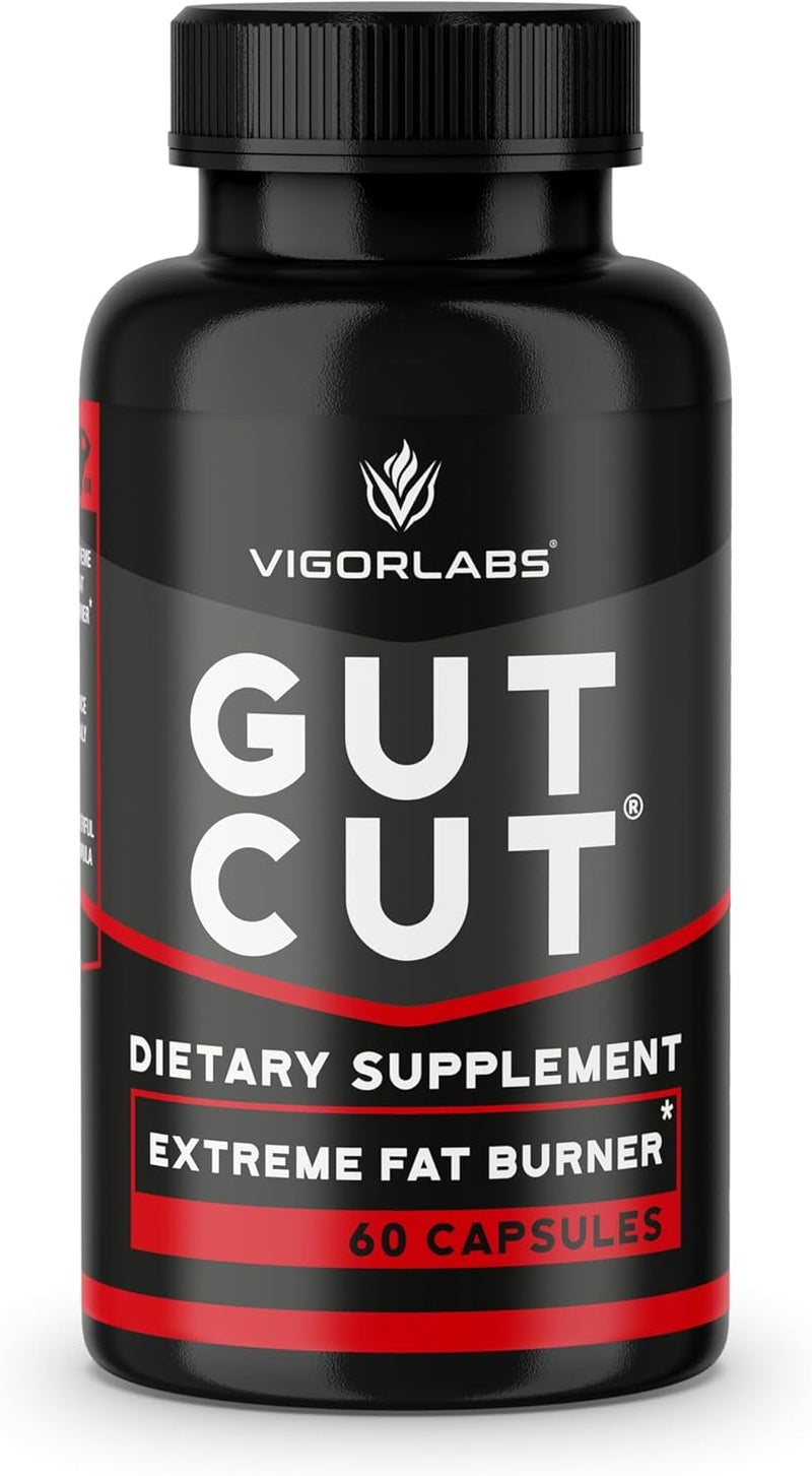Vigor Labs GutCut Metabolism Boosting and Appetite Suppresion Supplement 60 Capsules - Image 1