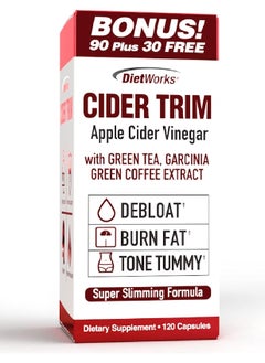 Apple Cider Vinegar With Ginger Cayenne And Maple - 120 Capsules