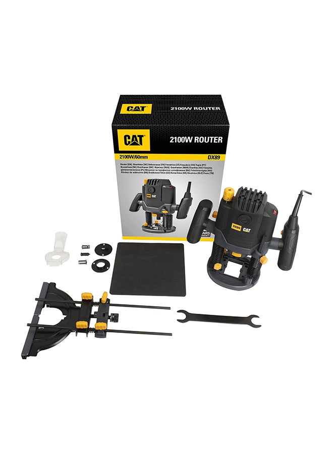 CATERPILLAR Cat Dx89 2100W Router With Spindle Lock Technology Accessories Included  - Image 5