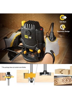 CATERPILLAR Cat Dx89 2100W Router With Spindle Lock Technology Accessories Included  - Image 2