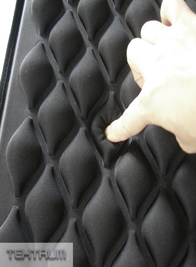 Tektrum Extra Thick Cool Gel Orthopedic Seat Cushion with Massage Convexes for Wheelchair, Office, Home, Car - Relief for Sweaty Bottom, Sciatica, Coccyx, Back Pain, Tailbone Pain (TD-GS1202-BLK) - Image 3
