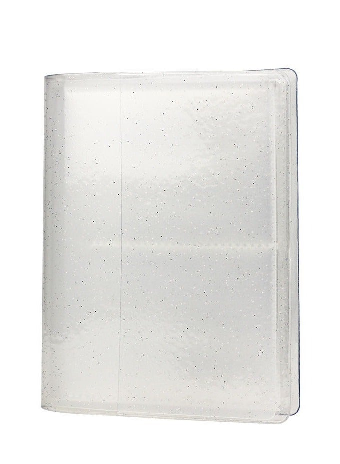 64 Pockets Transparent Mini Photo Book Album for Fujifilm Instax instant Mini 9 8 7s 70 25 50s 90 Mini Instant Camera Name Card 3 Inch Photos Album for Cards Photos - White
