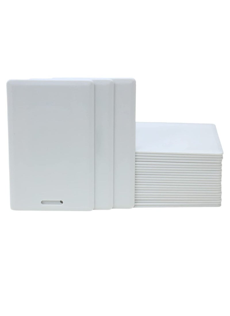 Rubik 125khz RFID Cards Writable Proximity Thick Plastic Key Blank T5577/T5200 Rewritable ID Card (20 Cards) 