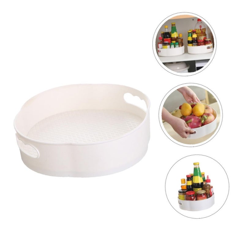 Multi-Function Non-Skid Rotary Storage Box For Kitchen Turntable Organizer 1pc - Image 3