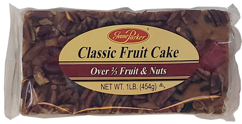 Jane Parker Classic Light Fruit Cake 16 Ounce (1 pound) Fruitcake in Box - Image 2
