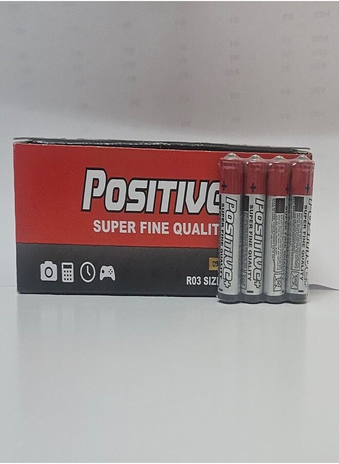 POSITIVE - Extra Heavy Duty Battery Size UM-4 AAA 1.5V - Image 1