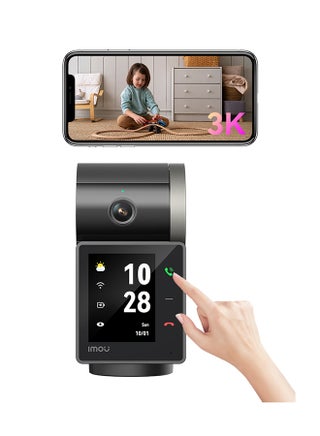 Indoor Video Intercom Camera, 3K 5MP Resolution, AI Smart Detection,  AI Human & Pet Detection, Smart Tracking, Privacy Mode, Active Deterrence, with 2-Way Talk, Rex VT - view 3