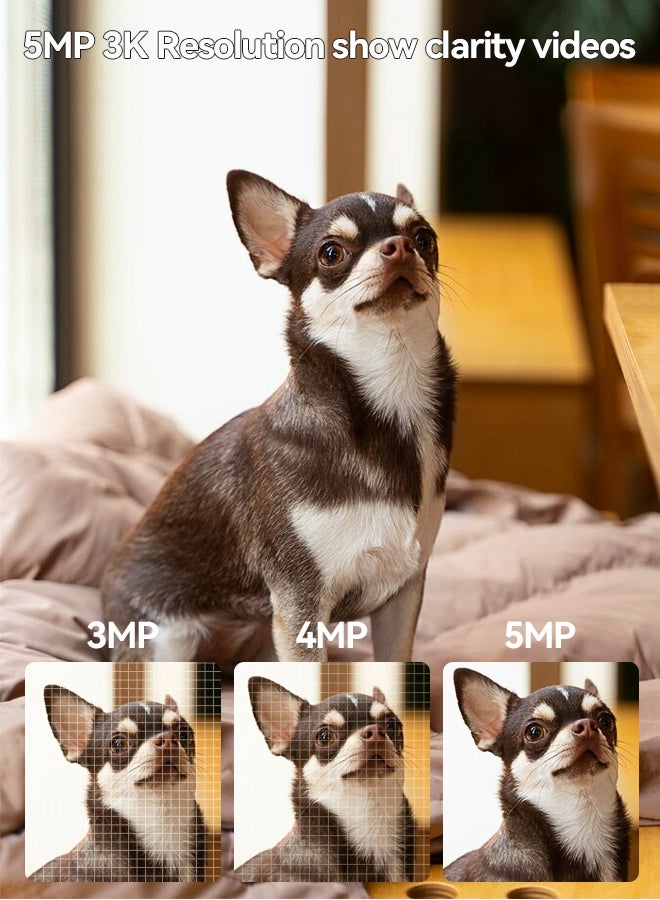 IMOU Indoor Video Intercom Camera, 3K 5MP Resolution, AI Smart Detection,  AI Human & Pet Detection, Smart Tracking, Privacy Mode, Active Deterrence, with 2-Way Talk, Rex VT - Image 4