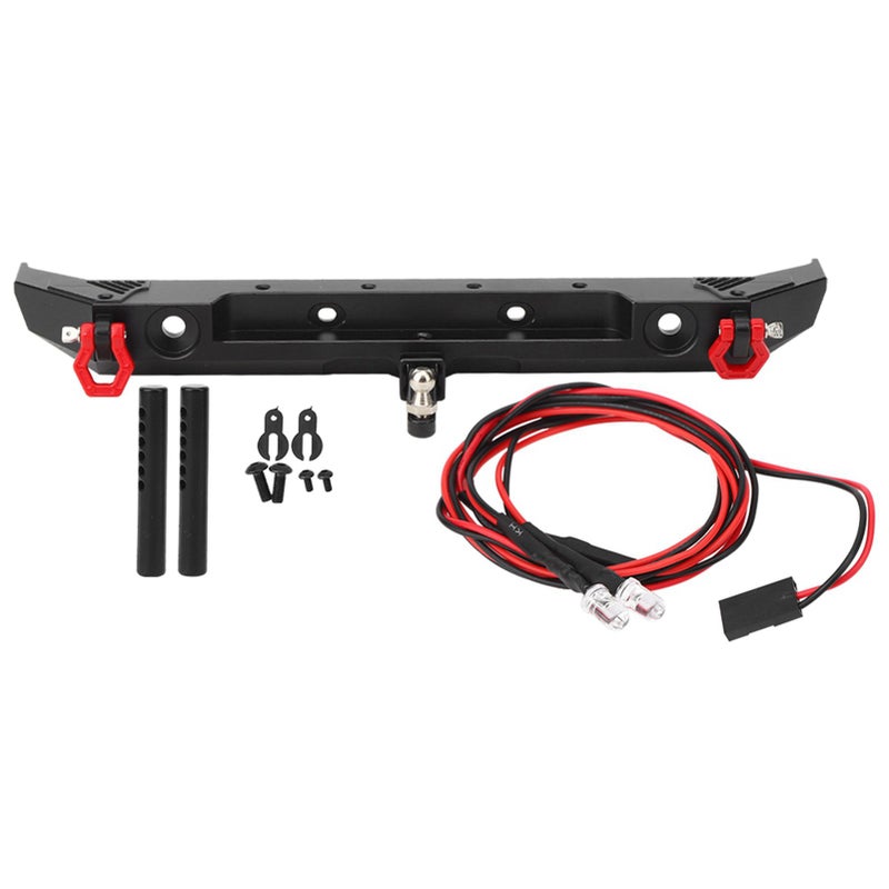 Metal Rear Bumper with D Rings Fit for Axial SCX10 III AXI03007 1/10 RC Car Model - Image 1