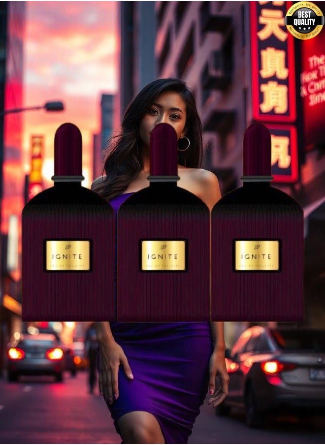 يو إف - 3 قطع عطر إجنايت 100 مل - Image 1