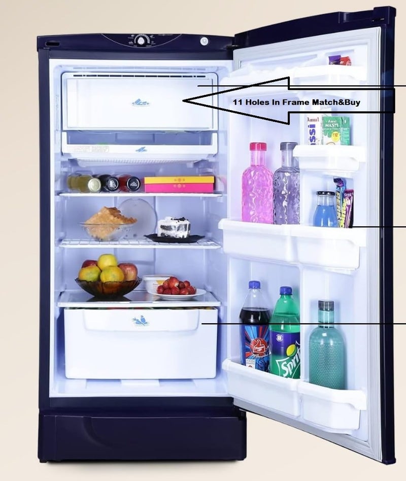 Payflip Payflip Freezer Frame And Door Combo Pack Suitable For Godrej 180 L 2 Star Direct Cool Single Door Refrigerator2023 Model RD EDGE 205B WRF MatchBuy Frame Door  - Image 5