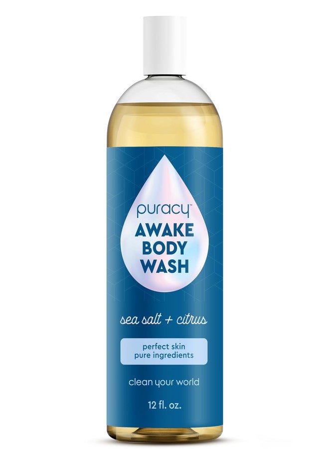 Puracy Body Wash - Natural Body Wash for Women, Men, Kids - Pure Plant Ingredients, Moisturizing Shower Gel, Body Soap for Dry Sensitive Skin, Gently Scented (Citrus Sea Salt, 12 oz/355 ml - Image 1