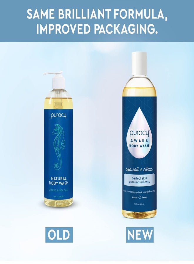 Puracy Body Wash - Natural Body Wash for Women, Men, Kids - Pure Plant Ingredients, Moisturizing Shower Gel, Body Soap for Dry Sensitive Skin, Gently Scented (Citrus Sea Salt, 12 oz/355 ml - Image 5