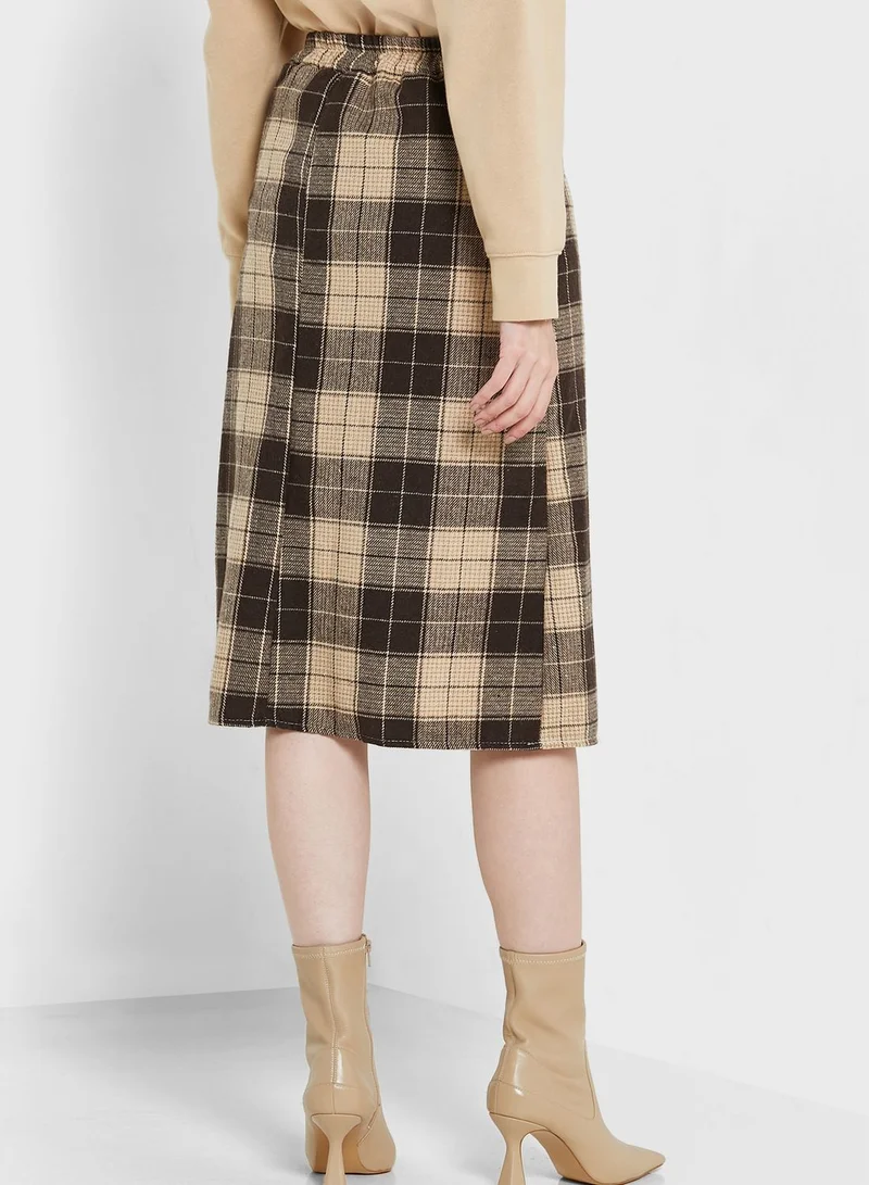 ELLA Checked Skirt
