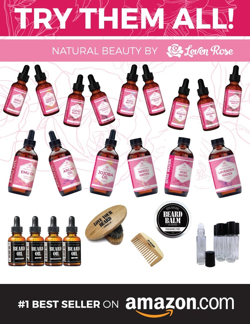 Leven Rose Rosehip Seed Oil for Face 4 oz - Pure Rosehip Oil for Face - Unrefined Cold Pressed Rosehip Oil for Body - Nighttime Face Moisturizer for Hair, Skin & Nails - Image 5