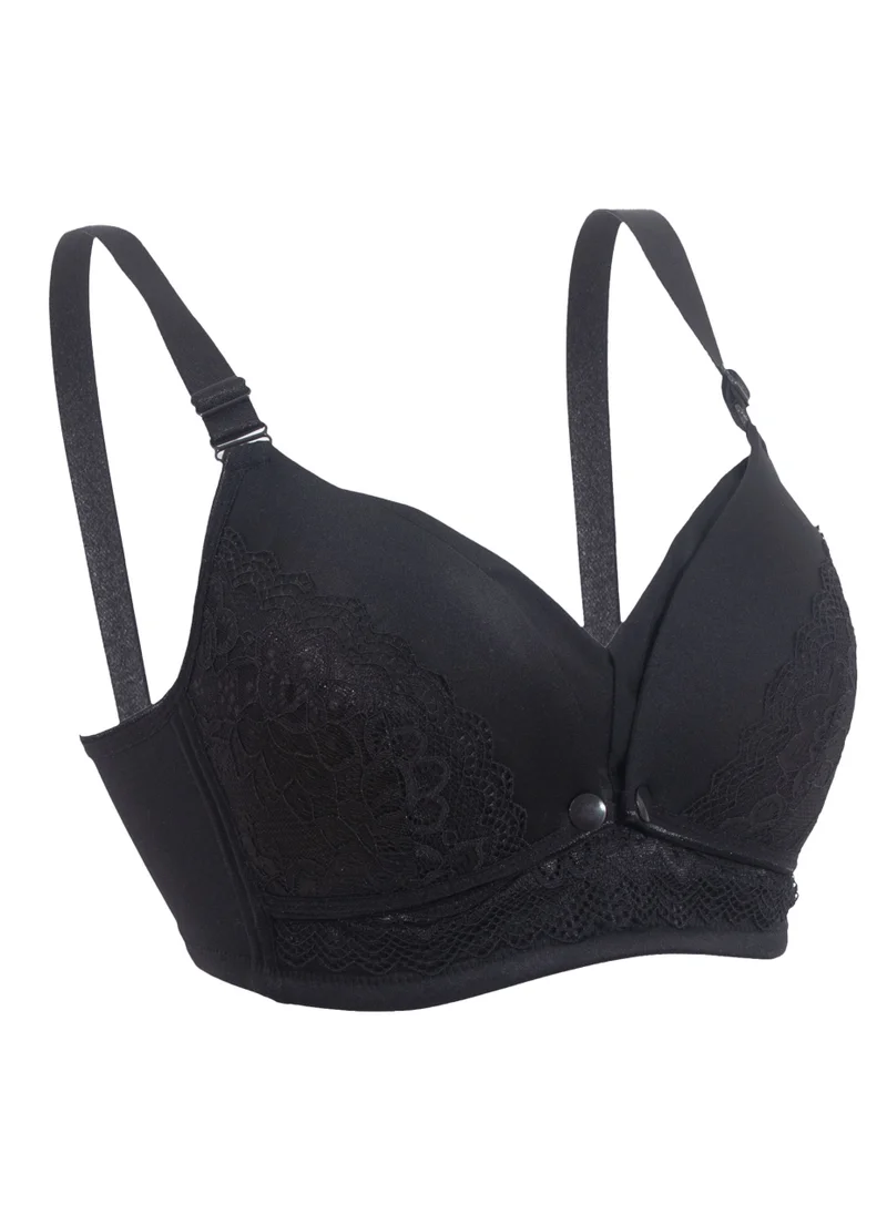أوكوس Full Cup Maternity And Nursing Bra Black Medium