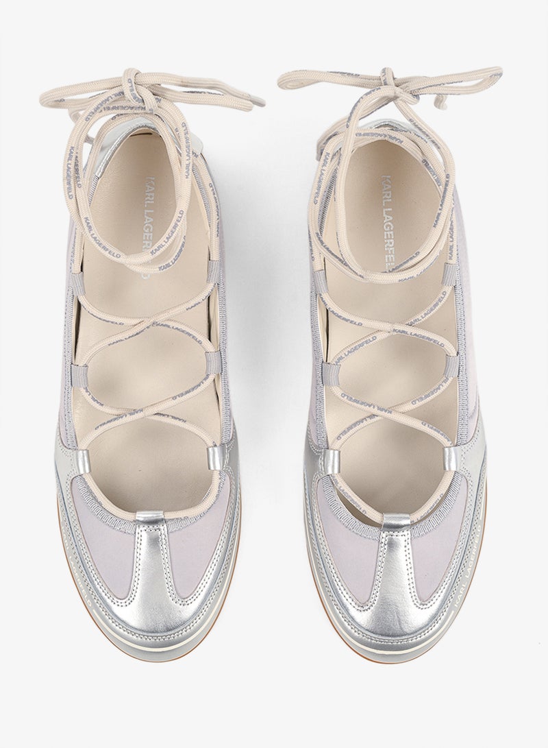 Karl Lagerfeld Altia Long Lace Ballerinas - Image 4