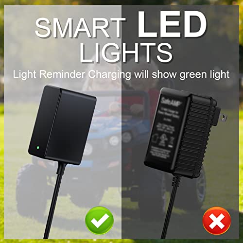 IBERLS 12V for Power Wheels Battery Charger, 12 Volt for Power Wheel Gray and Orange Top Battery Power Cord, 6.5ft Cable (LED Light) - Image 5