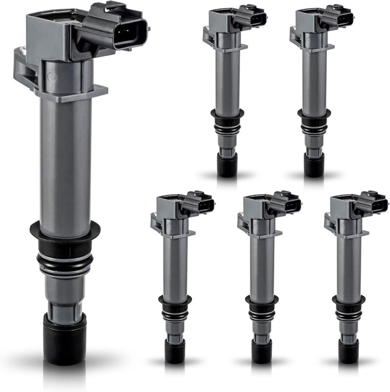 ENA Set of 6 Ignition Coil Pack for Dodge, Jeep, Mitsubishi - Compatible with Multiple Models - Image 1