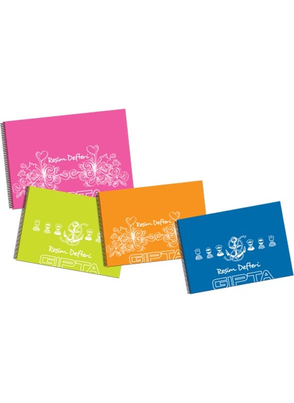 Gıpta Drawing Book PP Cover Spiral 25X35 Cm 25 Leaves 3-1772000-2011 