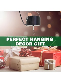 LAVNIK LAVNIK Spinning Electric Motor Socket Operated Revolving Motor Generator Mobile Motor Garden Wind Spinner Operated Hanging Display Plug in Mount Electric Slow Rotating Motor Mirror Disco Ball  - Image 3