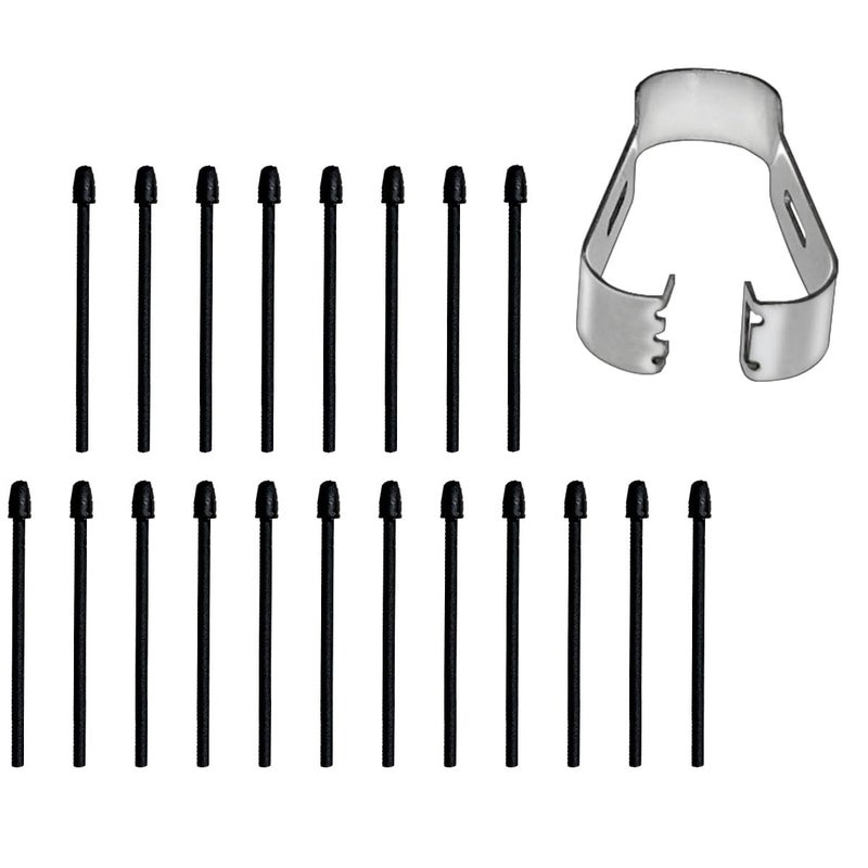 MJKOR 20 PCS 2B Pen Tips Replacement Compatible with Remarkable 2 Pencil, Pencil Nibs Compatible with Remarkable 1 / Marker Plus Pen - Image 1