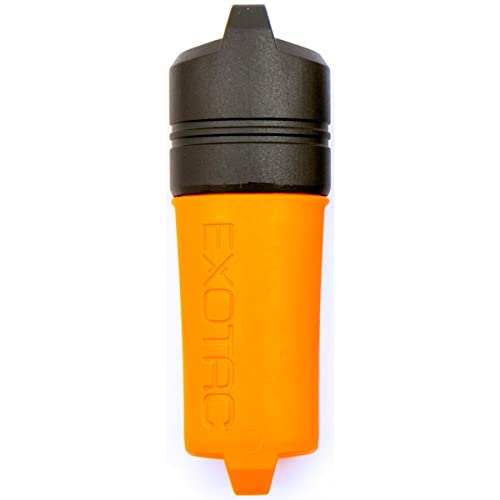 Exotac fireSLEEVE Waterproof Floating Lighter Case (Lighter Not Included) with Gas-Lock Strap for Thumb-Free Operation, Molded TPE Body for Flexibility, and Super-Tough Nylon Cap, Made in The USA - Image 1