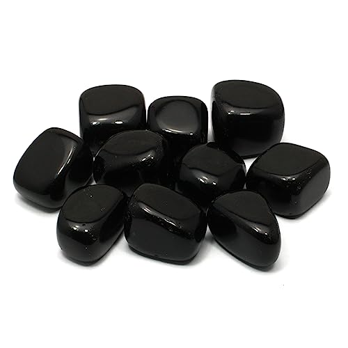 GeoFossils Black Obsidian Tumble Stone (20-25mm) - Image 1