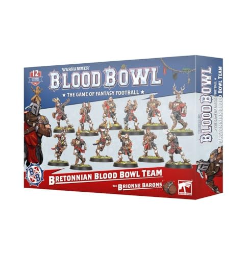 WARHAMMER Games Workshop Blood Bowl Bretonnian Blood Bowl Team The Brionne Barons - Image 1