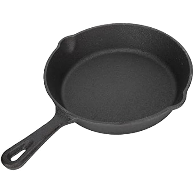 زيروديس مقلاة من الحديد الزهر، مادة الحديد الزهر، امتصاص متساوي للحرارة، خيارات طهي متعددة، فرن ومتعدد الاستخدامات، اختيار مثالي، مقلاة سهلة الطهي مسبقة التتبيل للشواء، 10 سم × 39 بوصة - Image 3