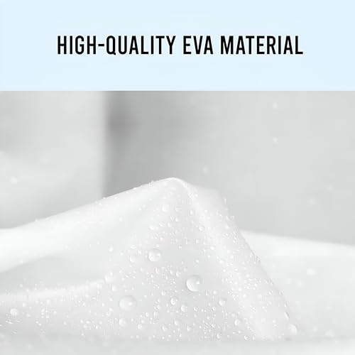Pivalo EVA Waterproof Rain Coat Hooded Universal Outdoor Water Resistant Portable Suit for Men Women Boys & Girls (Universal Size, 1 Pc White) - Image 3