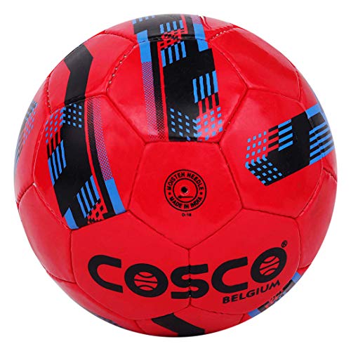 Cosco Cotton Belgium Butyl Bladder Football, (Size 3, Multicolour) - Image 1