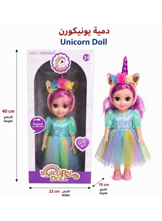 Unicorn Smart Fashion Doll Toy for Girls