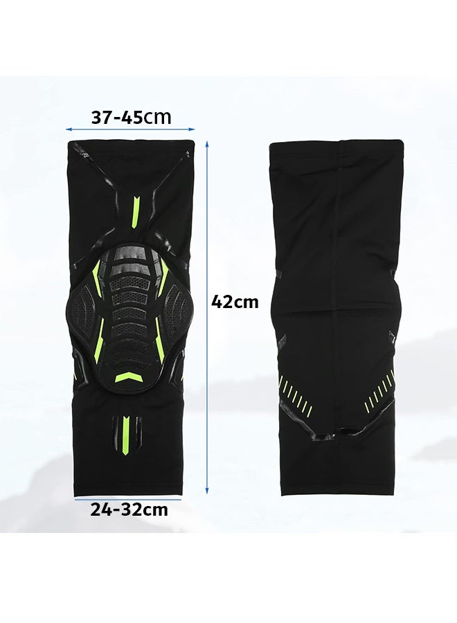 Blue zoo 2 Pcs Shock-Absorbing Knee Pads with EVA Protective Pads, Comfortable and Breathable Impact Resistance Knee Support, Relieve Knee Pressure for Men Women (Size L)  - Image 2