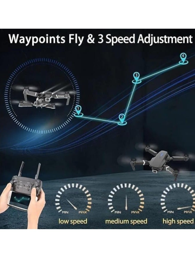 Generic E88 Drone Professional 4K HD Dual Mini Camera,Foldable Remote Control Drone,Height Keep Mini Helicopter  - Image 3