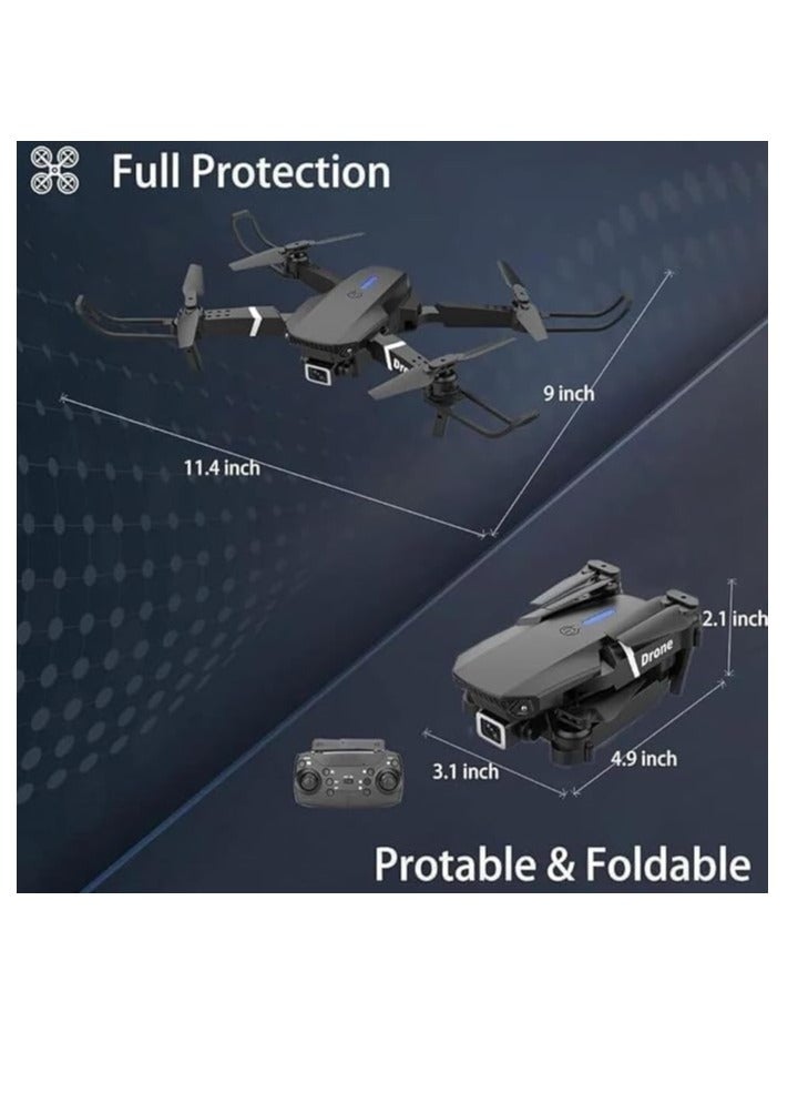 Generic E88 Drone Professional 4K HD Dual Mini Camera,Foldable Remote Control Drone,Height Keep Mini Helicopter  - Image 4