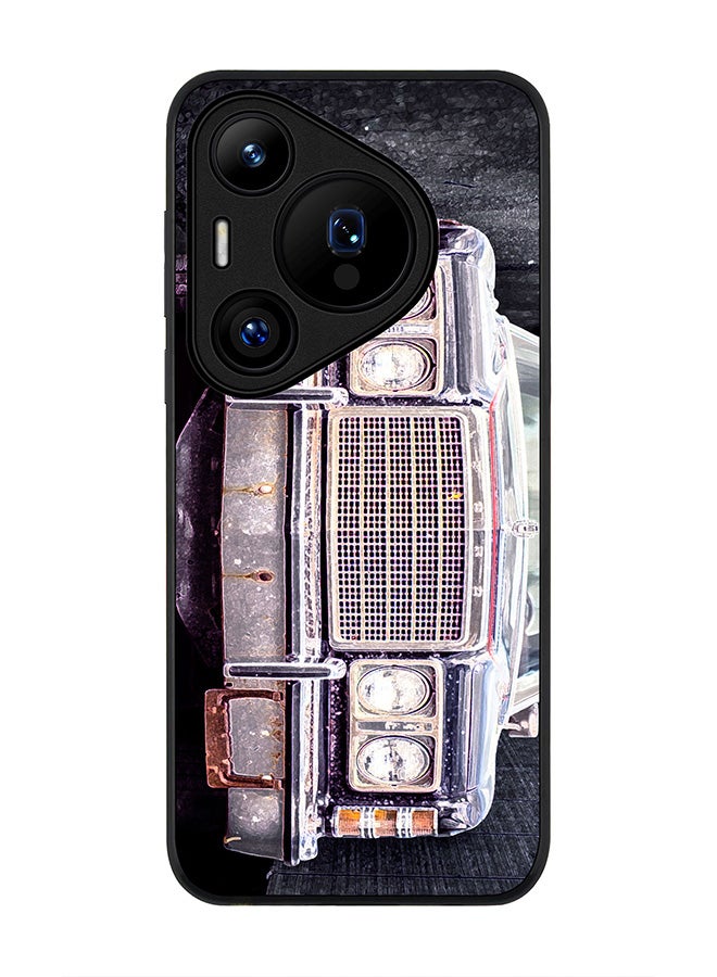 Stylizedd Rugged Black edge case for Huawei Pura 70 Pro / Huawei Pura 70 Pro Plus, Slim fit Soft Case Flexible Anti Drop TPU Gel Thin Cover - Old Ford - Image 1