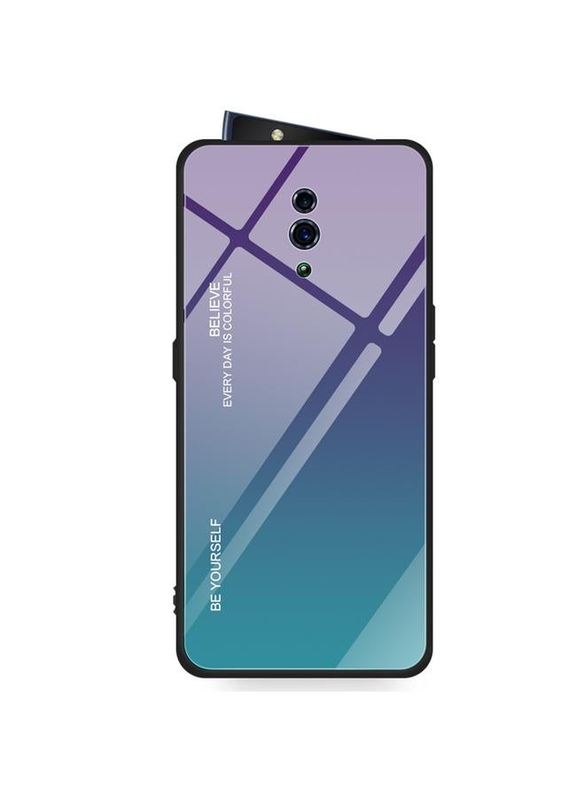 اس-توب جراب زجاجي متدرج اللون لهاتف OPPO Reno - Image 1