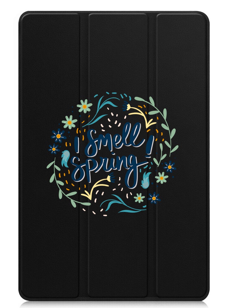 Theodor Protective Flip Case For Lenovo Tab M11 (2024) With Trifold Stand Auto Wake Sleep Shockproof Cover I smell Spring - Image 1