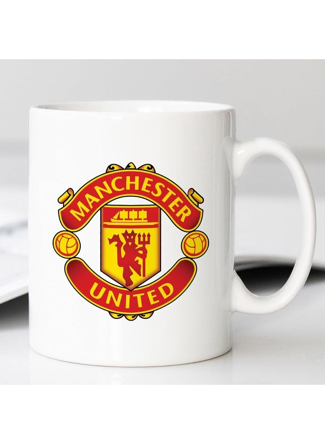 Spoil Your Wall | Manchester United Football Club | Gift Merchandise Sports Printed Mugs | 11oz White - Image 2