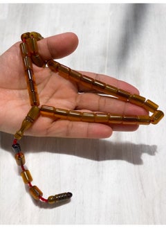 just naturals German Faturan Prayer Beads For Men 33 Beads Size 8.5mm x 12mm  - Image 5