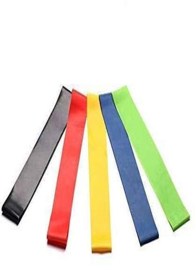 Aravli Resistance Band Loop for Legs and Hand Anti-Allergic & Elastic Belt Round Rubber Rope, Anti-Slip Grip, Exercise Band for Training & Stretching Men & Women - Pack of 5 - Image 5