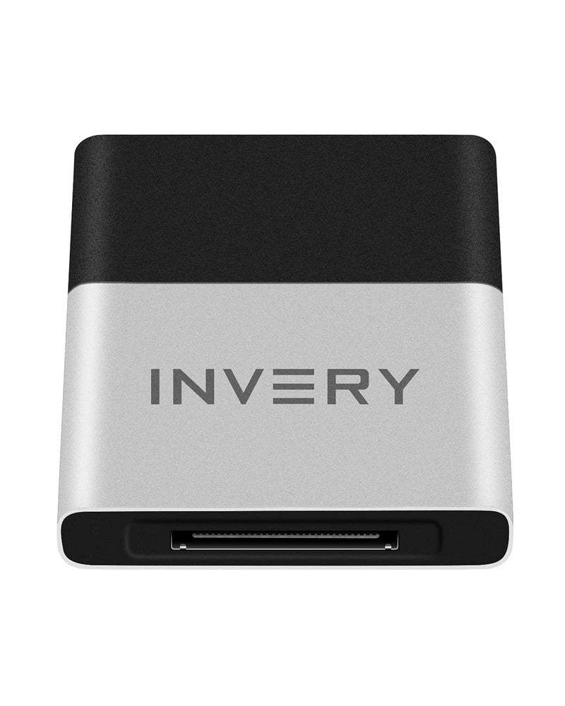 Invery Airdual Car Bluetooth 5.0 aptX-HD Adapter for 30 pin iPod iPhone Music Interface Include Audi Volkswagen Motorcycle (AMI iPod iPhone Cable NOT Included) - Image 1