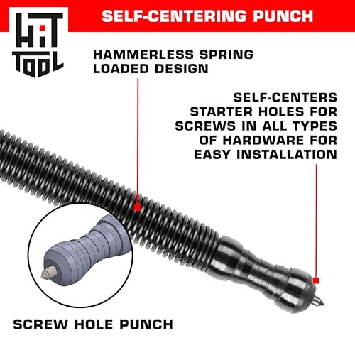 HIT Tool Hammerless Self-Centering Screw Hole Punch - Image 3