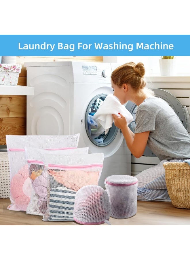 7Pcs Mesh Laundry Bags for Delicates with Premium Zipper, Travel Storage Organize Bag, Clothing Washing Bags for Laundry, Blouse, Bra, Hosiery, Stocking, Underwear, Lingerie - Image 2