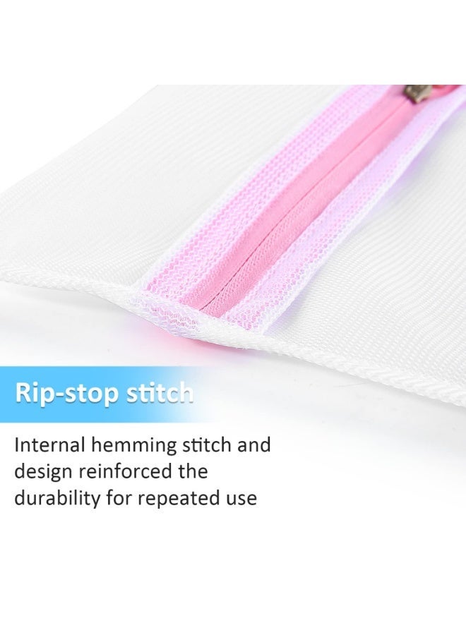 7Pcs Mesh Laundry Bags for Delicates with Premium Zipper, Travel Storage Organize Bag, Clothing Washing Bags for Laundry, Blouse, Bra, Hosiery, Stocking, Underwear, Lingerie - Image 5