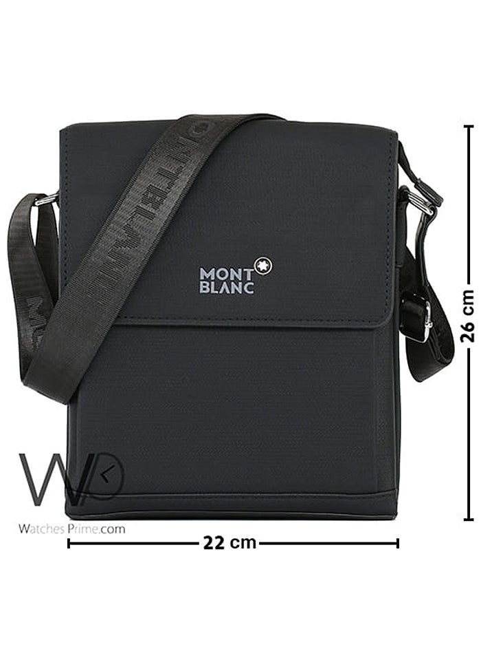 MONTBLANC Black Montblanc Crossbody Messenger Shoulder Bag For Men  - Image 3