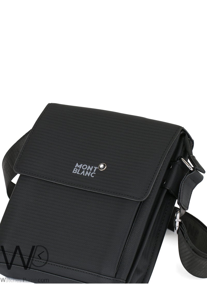 Black Montblanc Crossbody Messenger Shoulder Bag For Men
