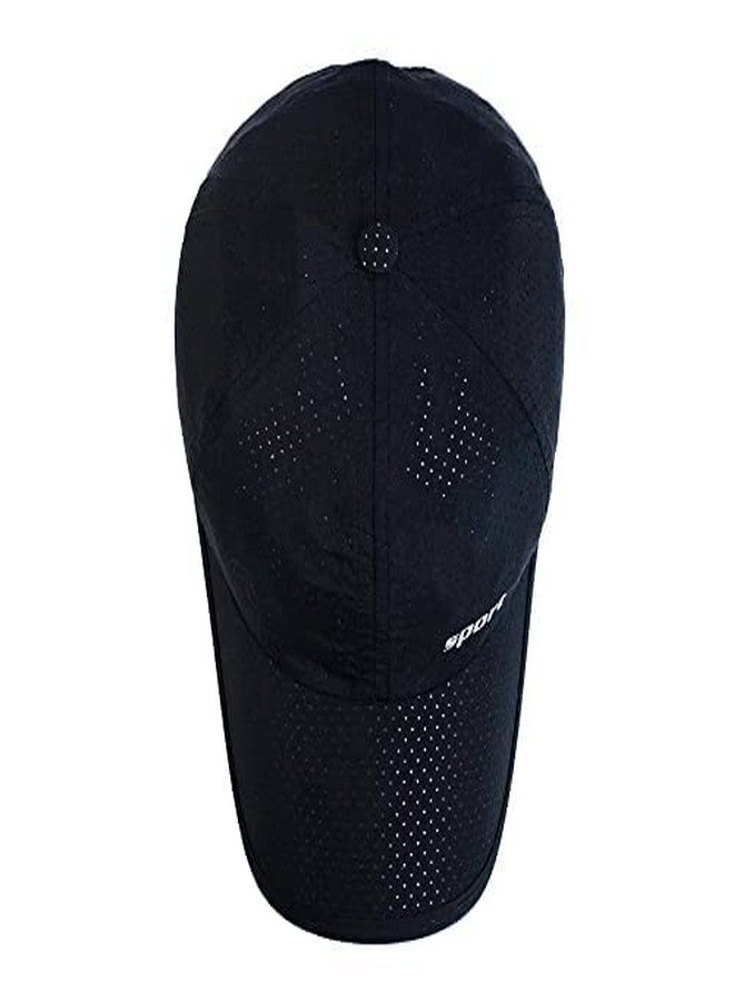 Handcuffs Unisex Nylon Sports Cap Adjustable Caps (Navy Blue,Free Size) - Image 4