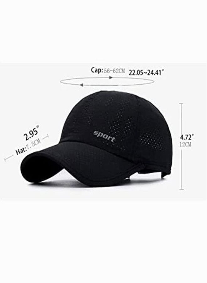 Handcuffs Unisex Nylon Sports Cap Adjustable Caps (Navy Blue,Free Size) - Image 3